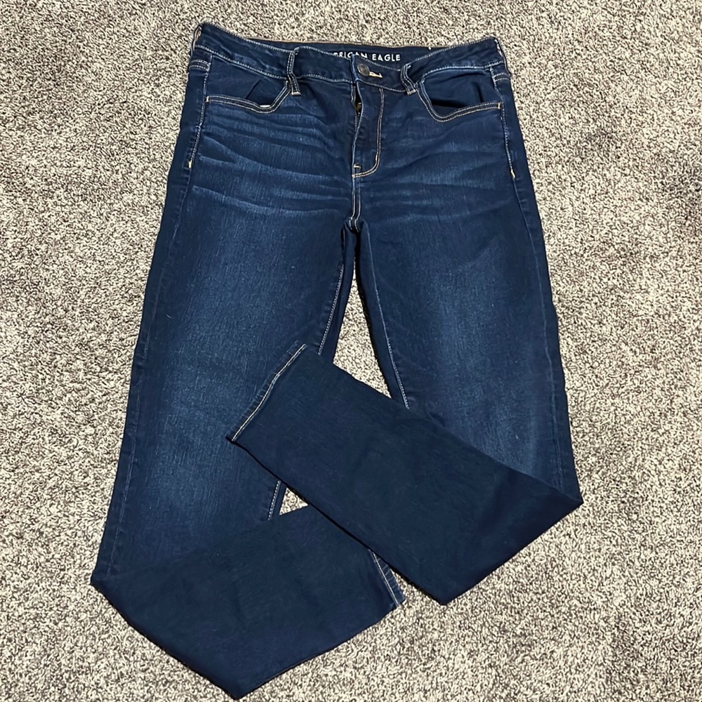 American Eagle Outfitters Dark Blue Jeans